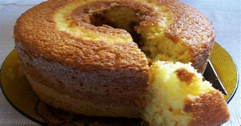 bolo de fuba com laranja